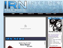 Tablet Screenshot of irnbroadcast.com